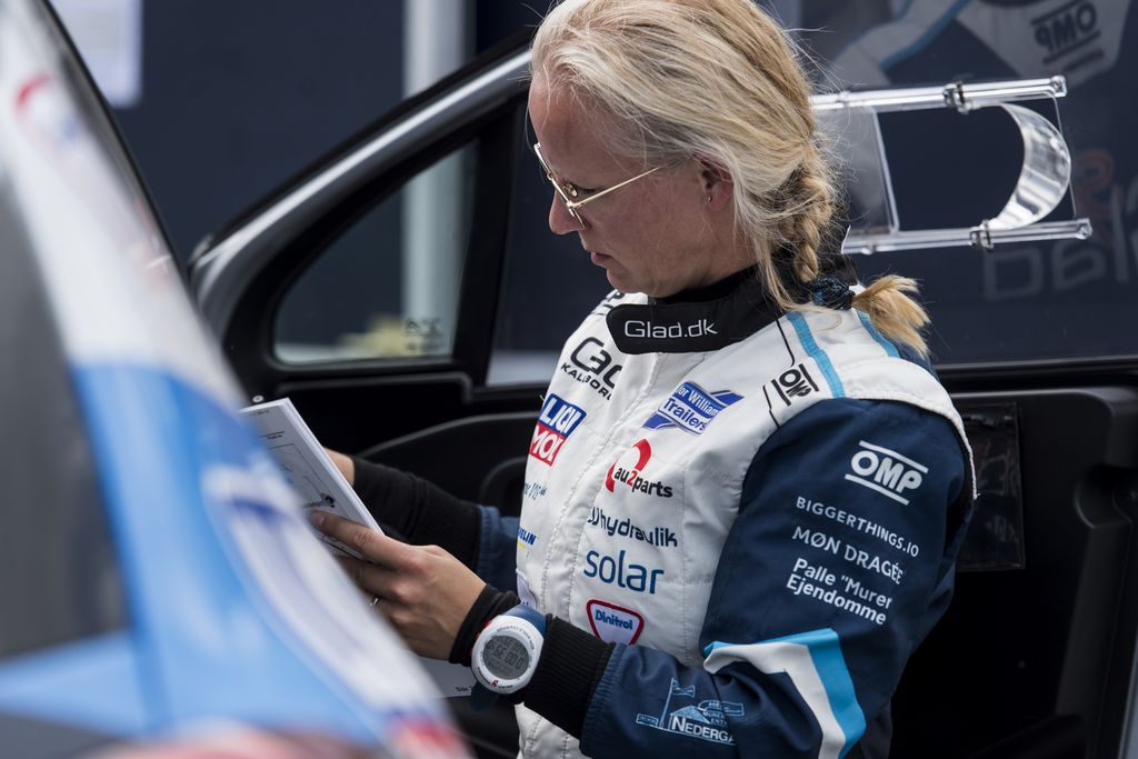 ”Rårup-prøven var løbets højdepunkt for mig, for der fik jeg lov til at arbejde som andenkører,” siger Mette Felthaus
(Foto: Jokum Tord Larsen)